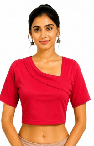 Readymade Stretchable Crop Top Blouse – Skin Fit