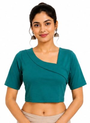 WhatsApp Image 2026-08-04 at 12.41.14 PM (1) Trendy Crop Top Blouse for Sarees – Soft Lycra
