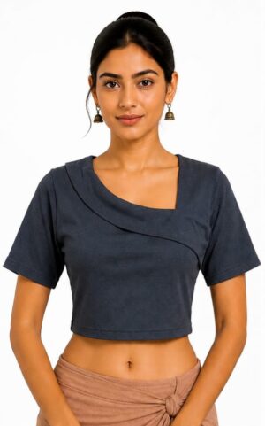 WhatsApp Image 2026-08-04 at 12.41.45 PM Party Wear Stretchable Crop Top Blouse for Sarees