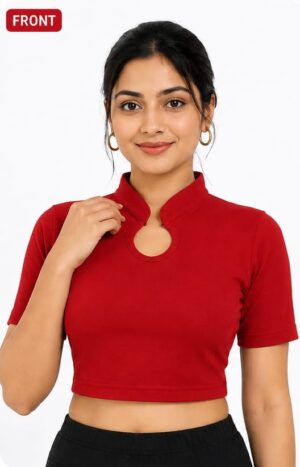 WhatsApp Image 2026-08-04 at 12.54.04 AM High Neck Crop Top Blouse for Sarees