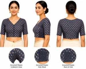 WhatsApp Image 2026-08-04 at 12.58.56 AM (2) Designer Printed Round Neck Blouse