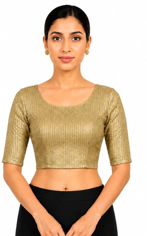 Material Jacquard Lycra — Camel (front) Material Jacquard Lycra — Camel (front)