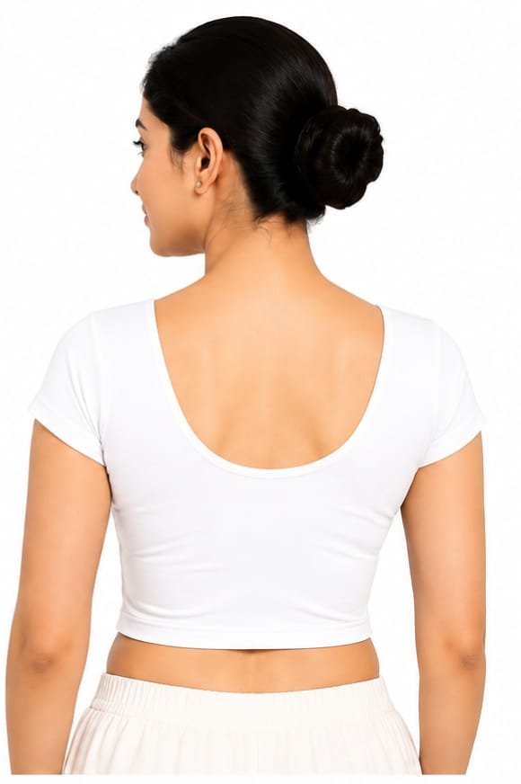 Round Neck — Silver (back) Round Neck — Silver (back)